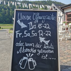 Wirgarten& Restaurant Öffnungszeiten